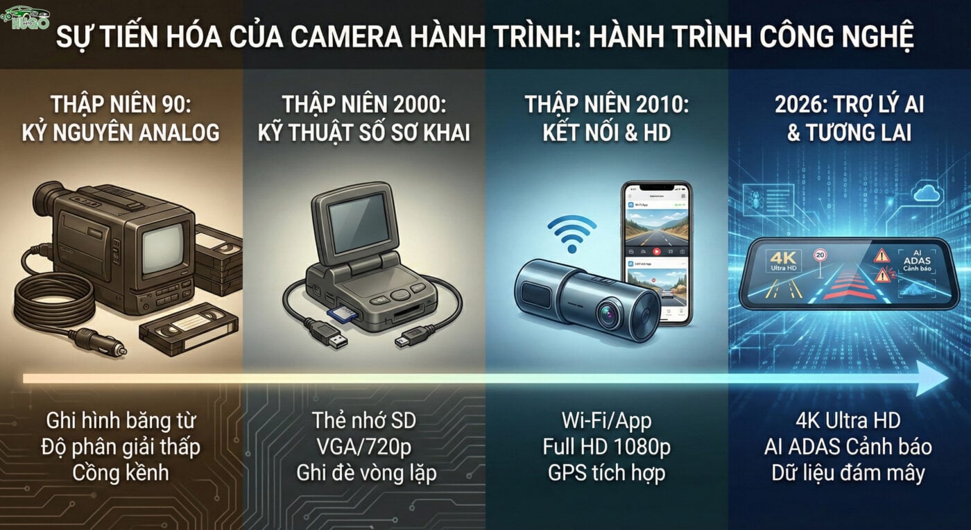 Góc nhìn mới về camera hành trình: Từ hộp đen đến AI: Camera hành trình