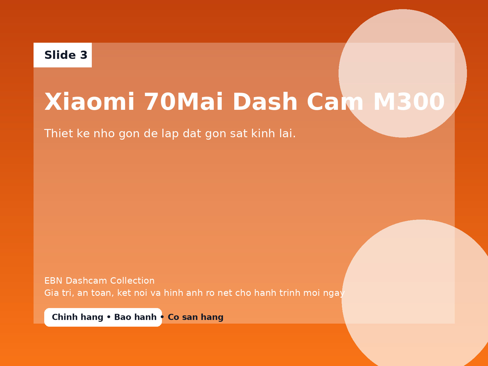 Xiaomi 70Mai Dash Cam M300 3
