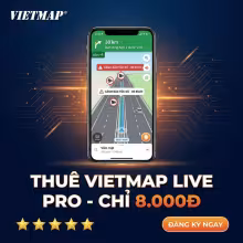 [Chia sẻ] Thuê Vietmap Live Pro tự động chỉ 8k/ngày - Cứu cánh cho anh em đi tỉnh, tránh phạt nguội